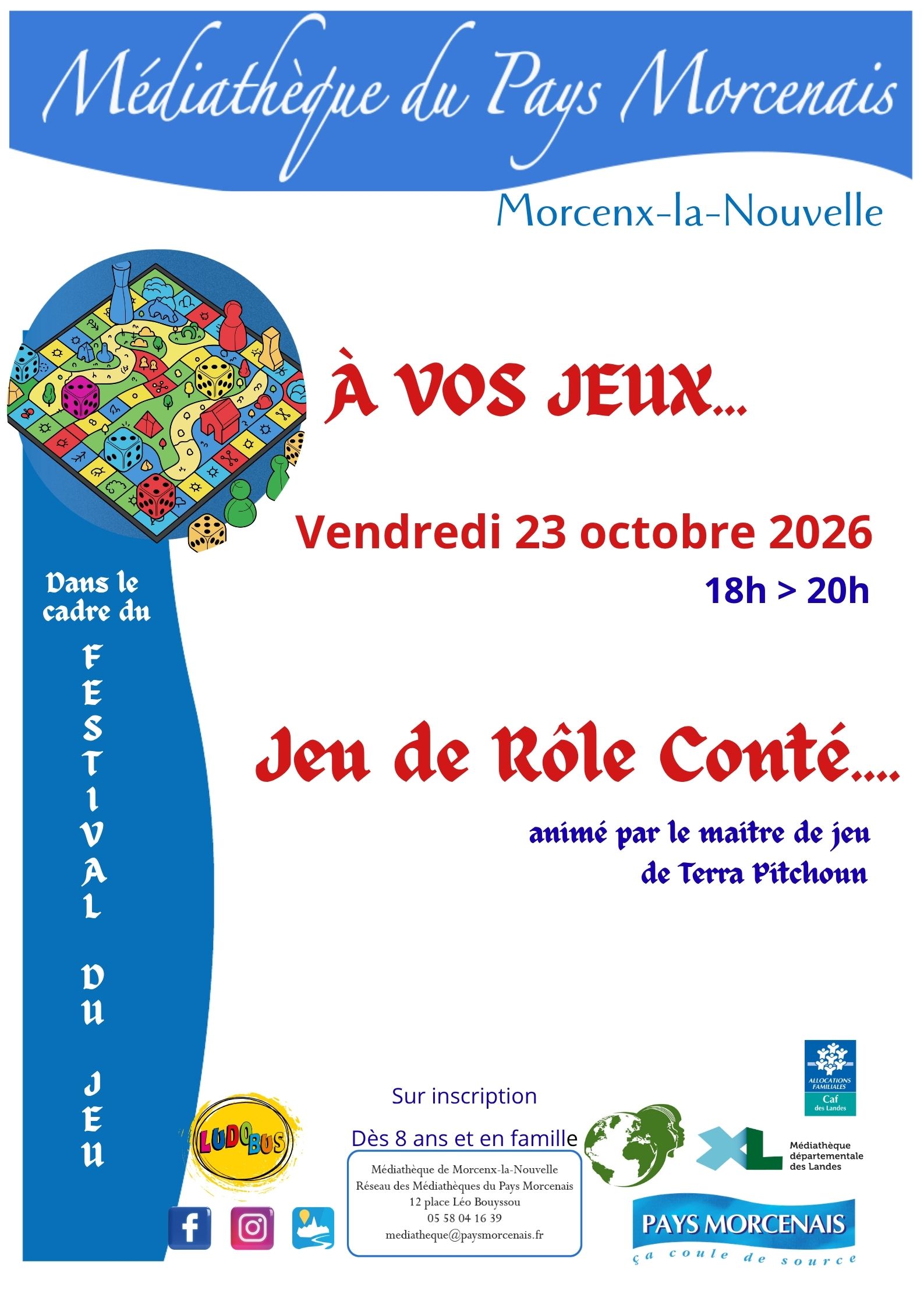 À Vos Jeux -" Jeux de Rôle Conté..." - Festival du jeu