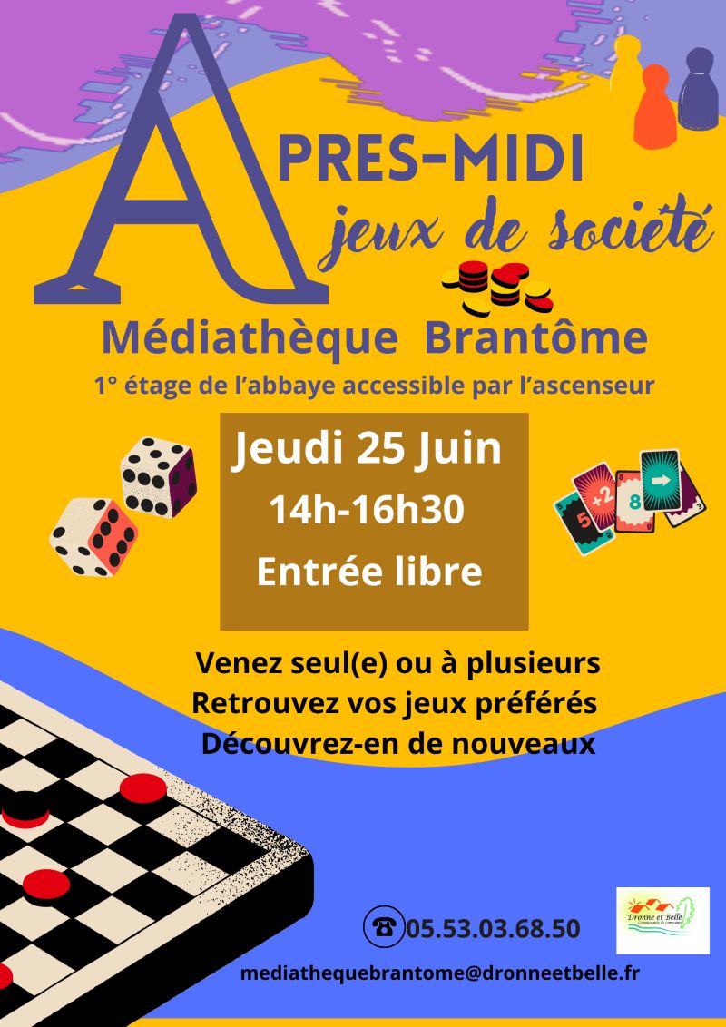 Après midi jeux de société