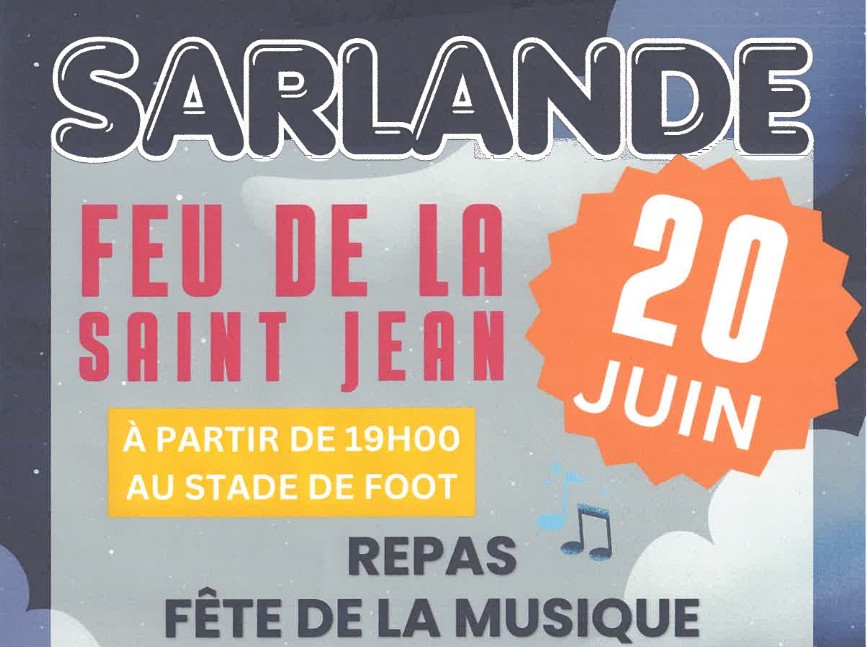 Fête de la musique, feu de la Saint Jean