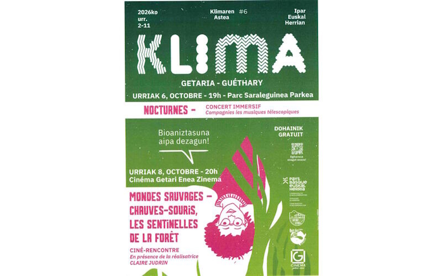 Semaine KLIMA - Nocturnes : Concert Immersif