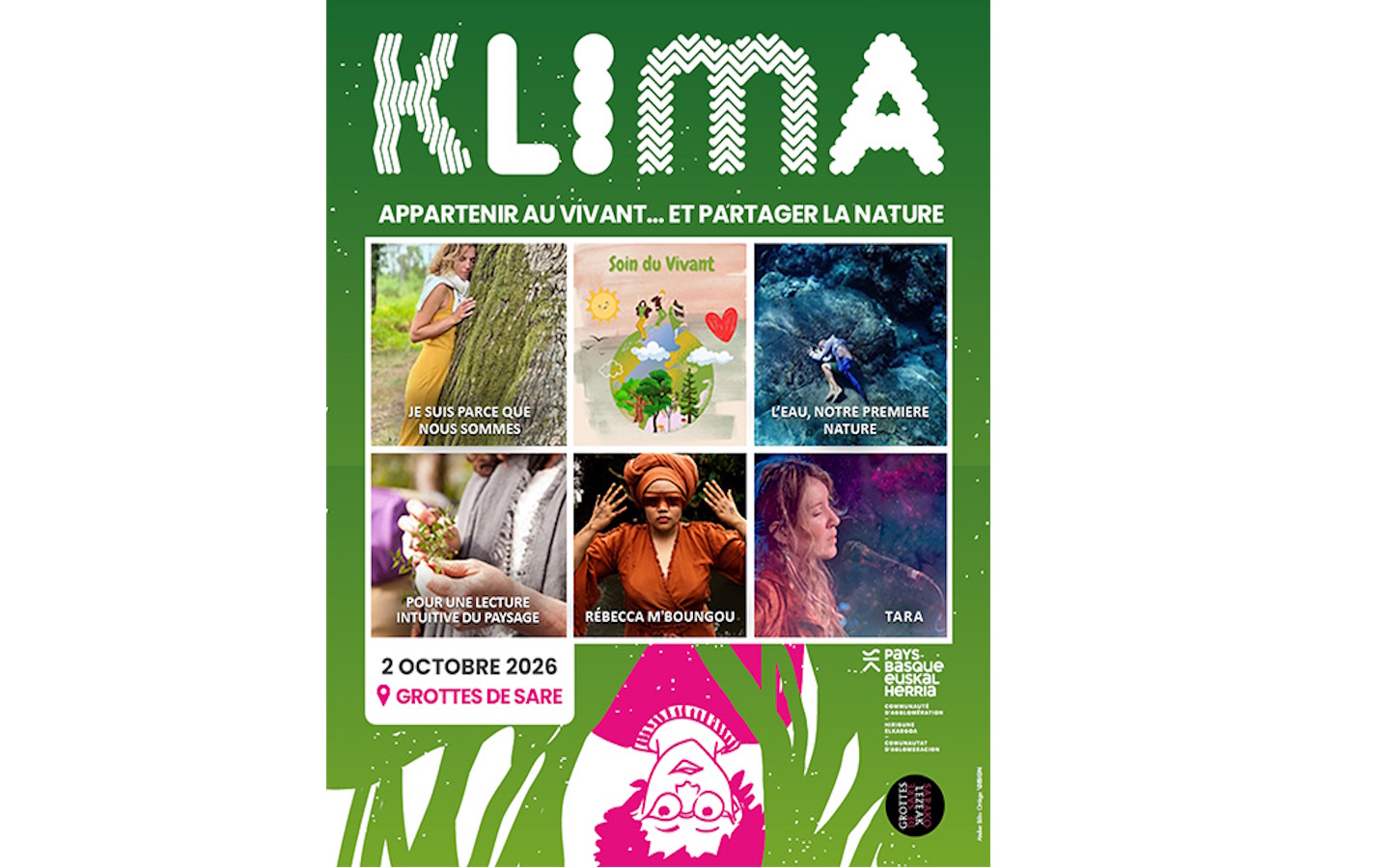 Semaine Klima aux grottes de Sare : Appartenir au vivant… Et partager la nature