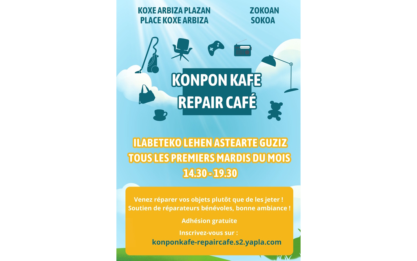 Le Konpon Kafe - Repair Cafe de Sokoa