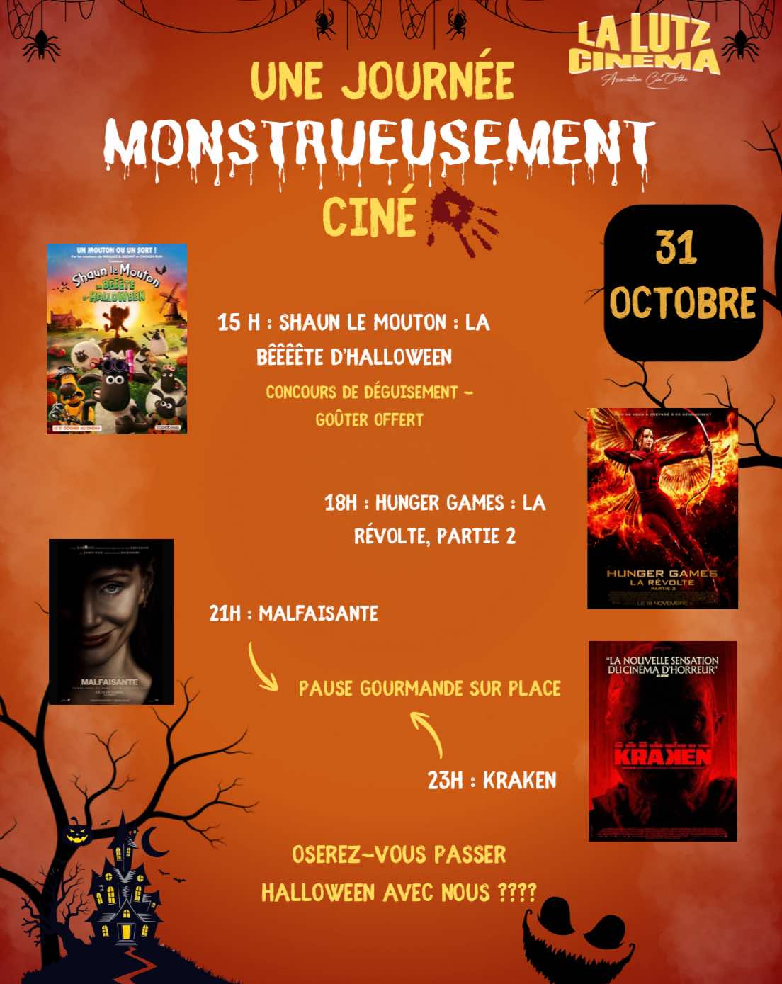  Journée monstrueusement ciné