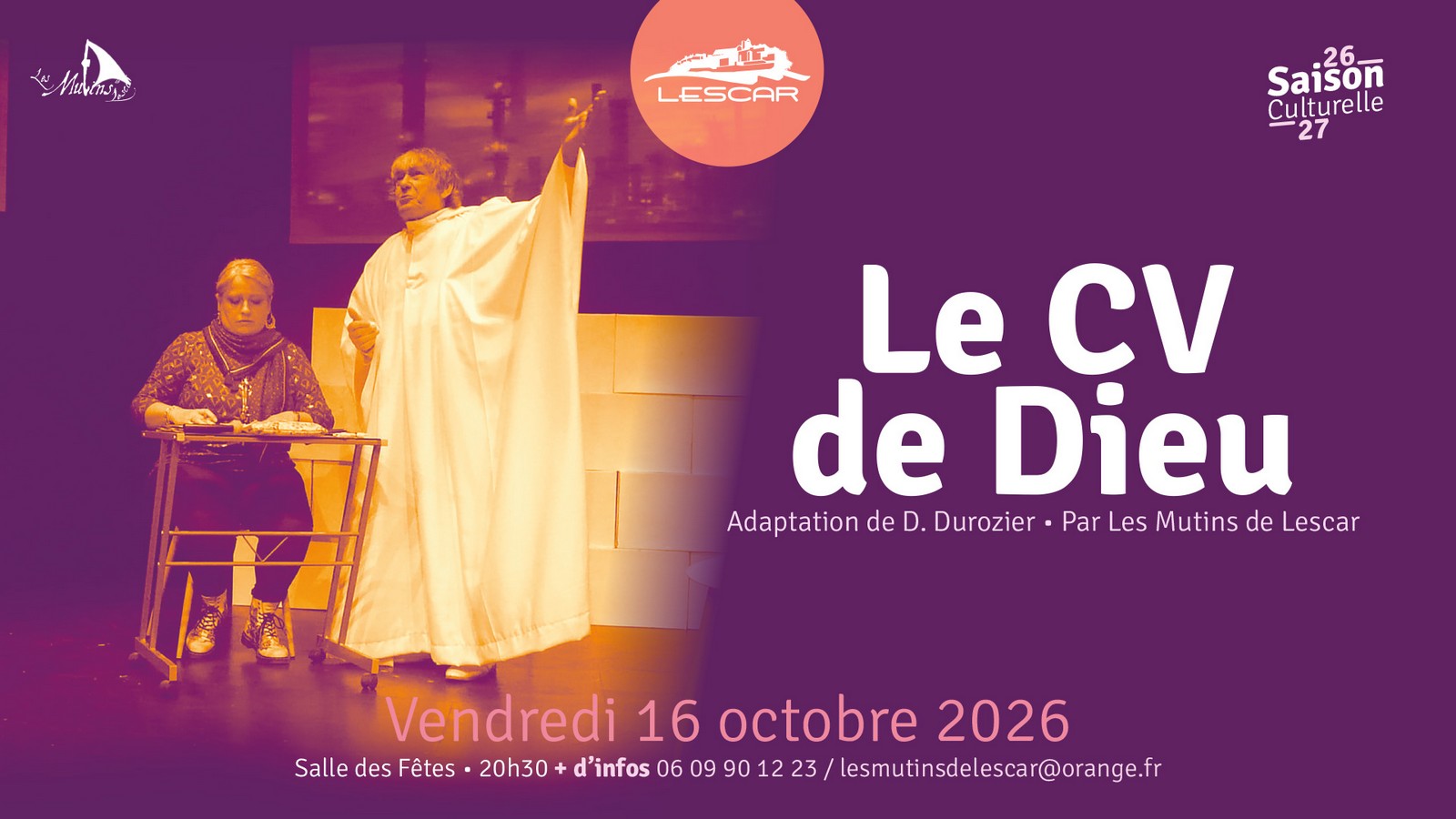Théâtre: Le CV de Dieu