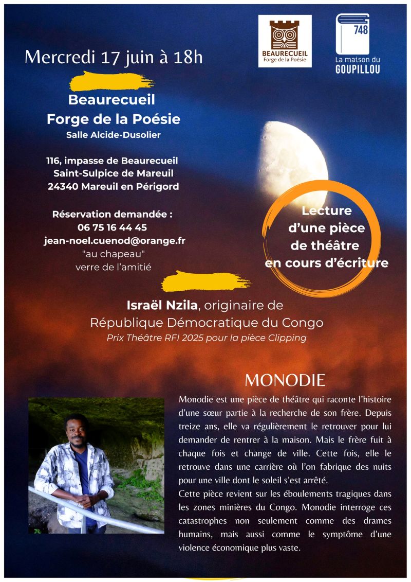 Lecture d'une pièce de théâtre en cours d'écriture