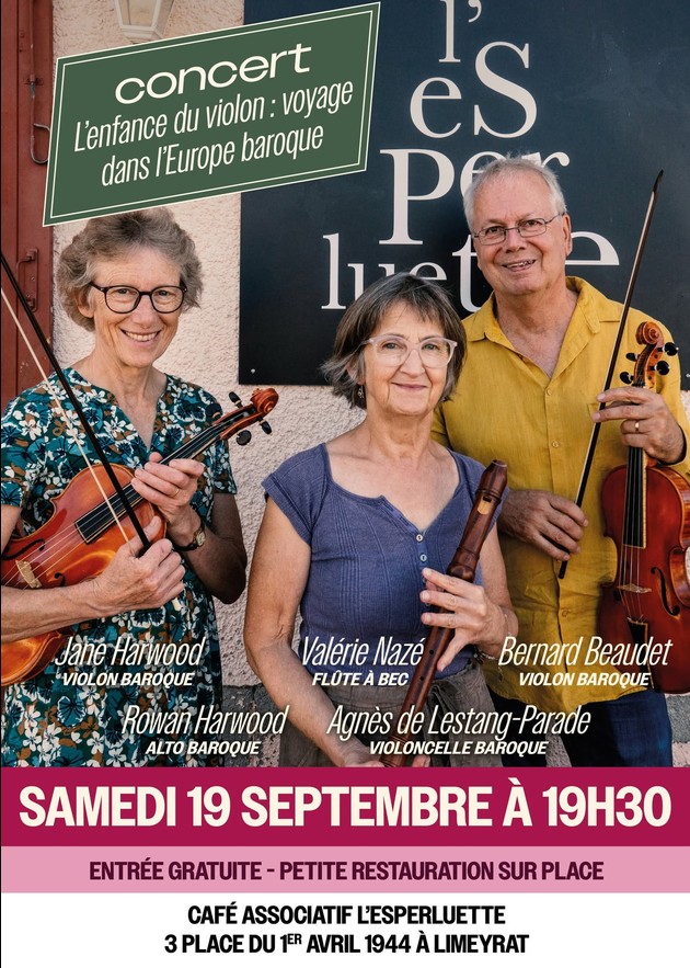 L’Esperluette - Concert « L’enfance du violon : voyage dans l’Europe baroque »