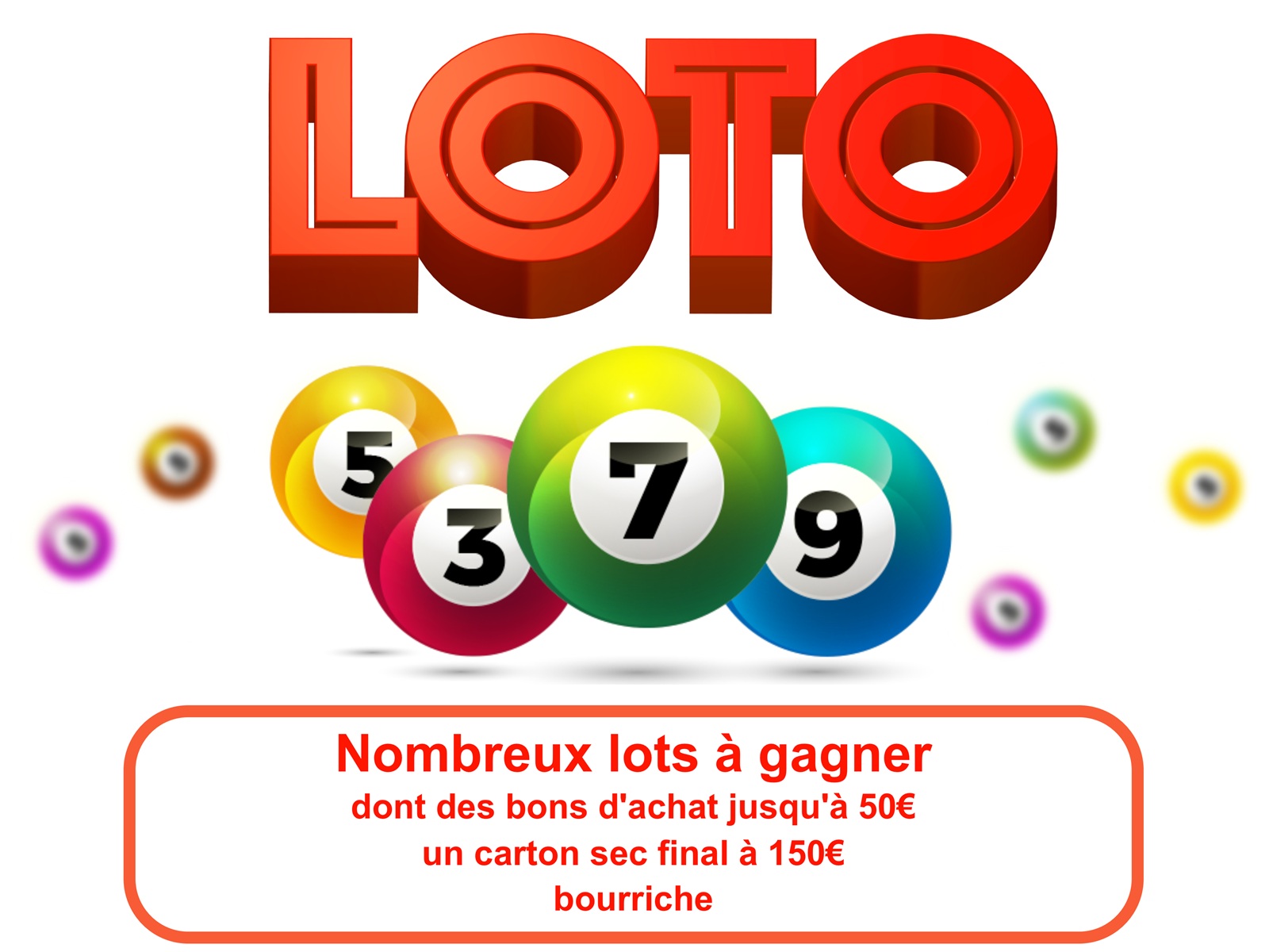 Loto de l'Association des Amis de l'église St Martin de Coirac