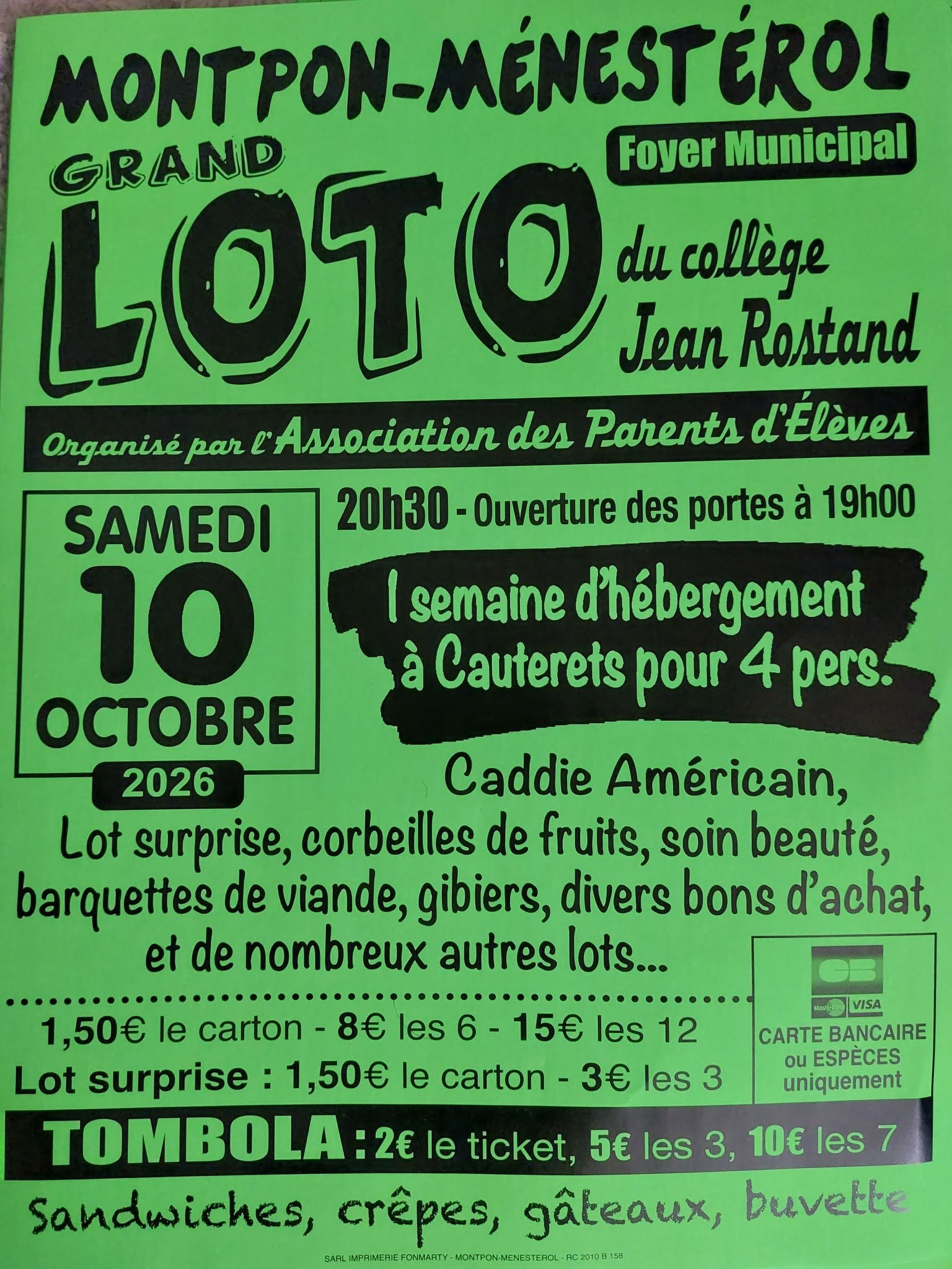 Loto du collège