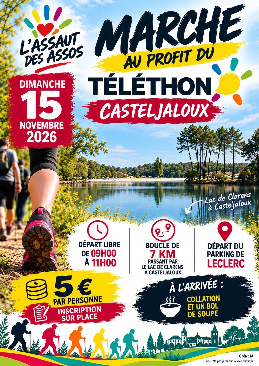 Marche au profit du Téléthon