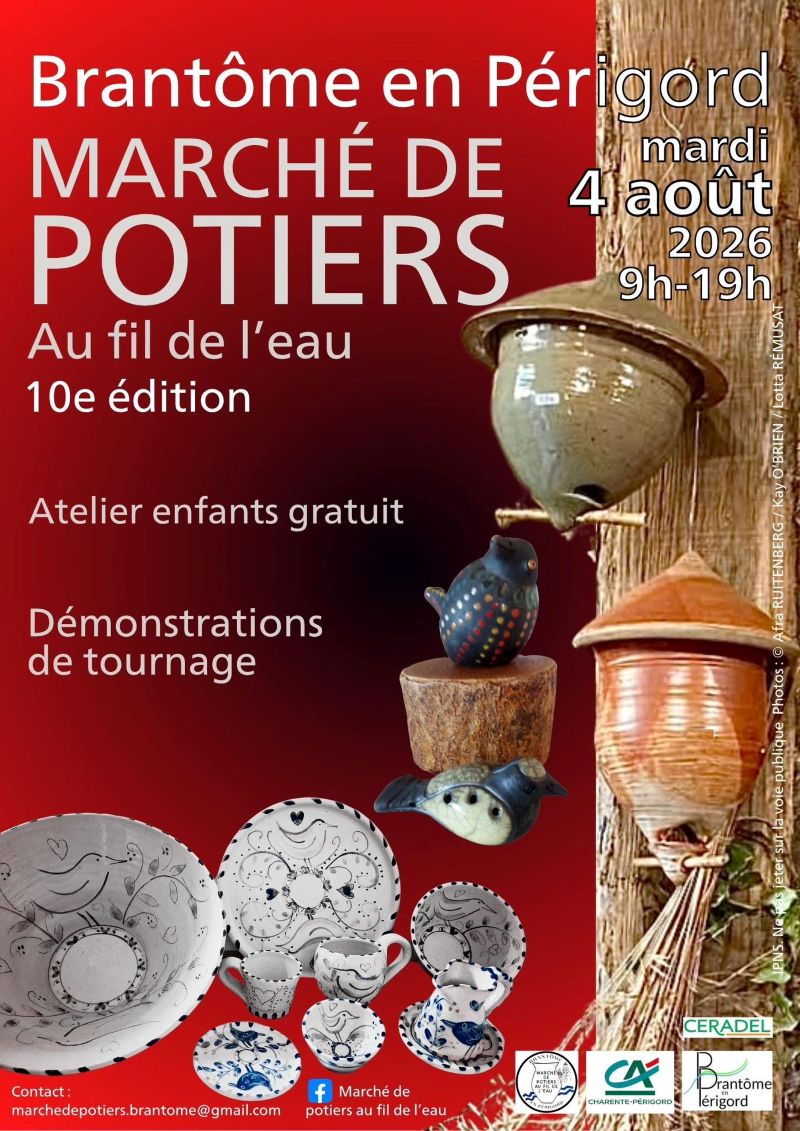 Marché de potiers : Au fil de l'eau
