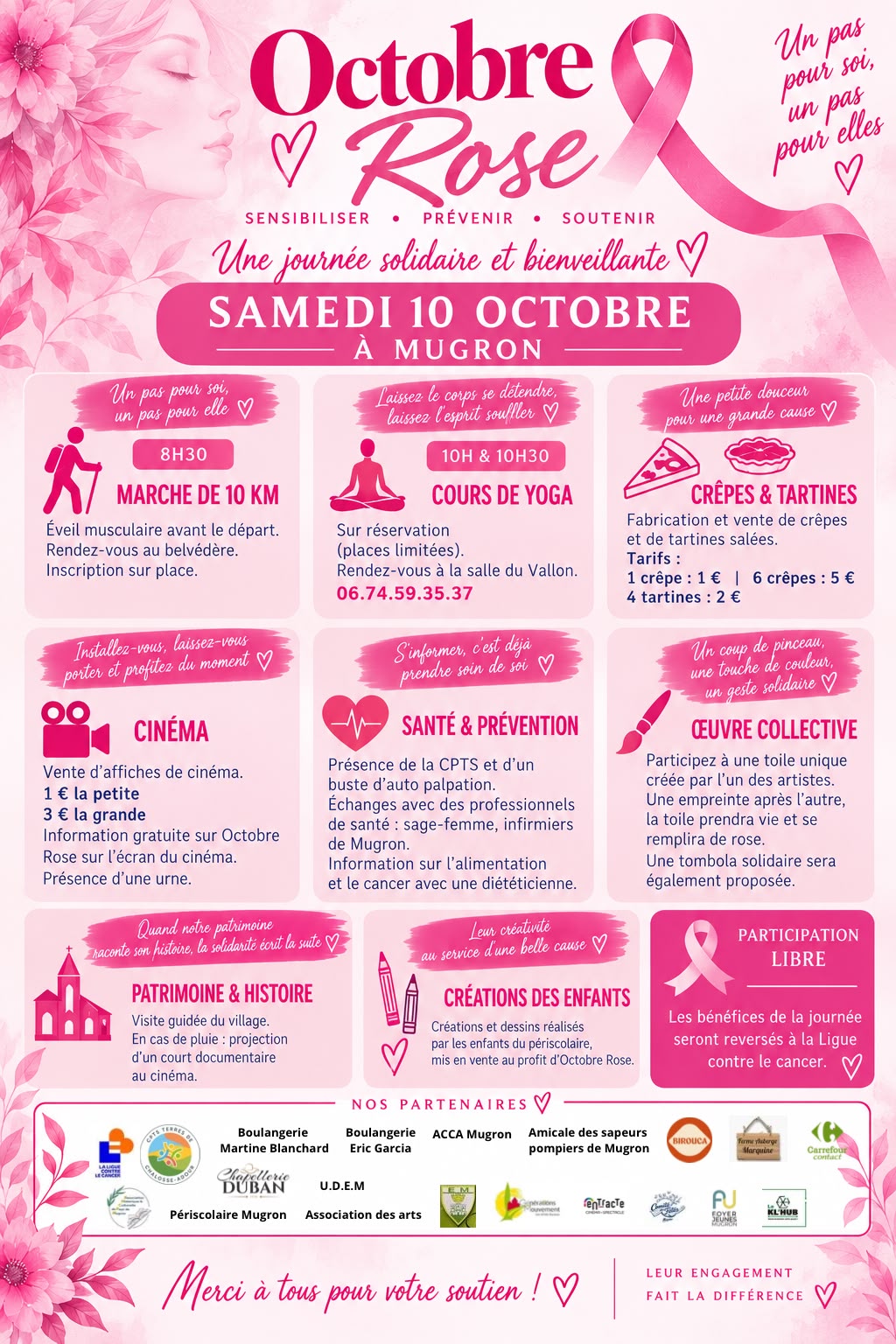 Octobre Rose à Mugron