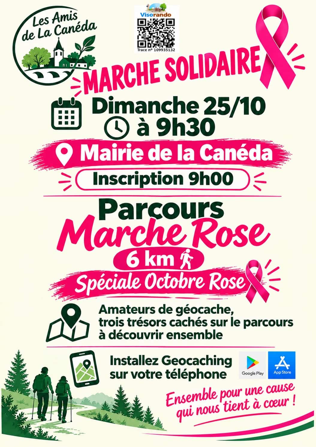Octobre rose : une marche solidaire à La Canéda