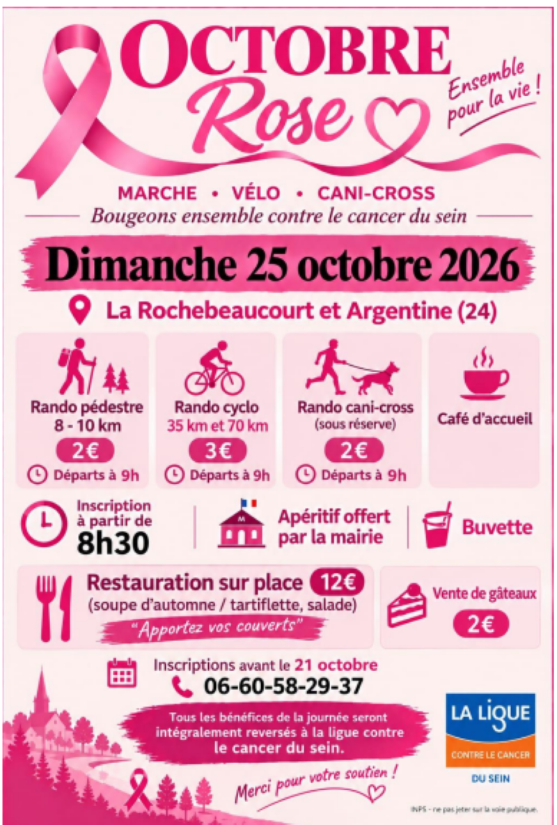 Randonnées Octobre rose