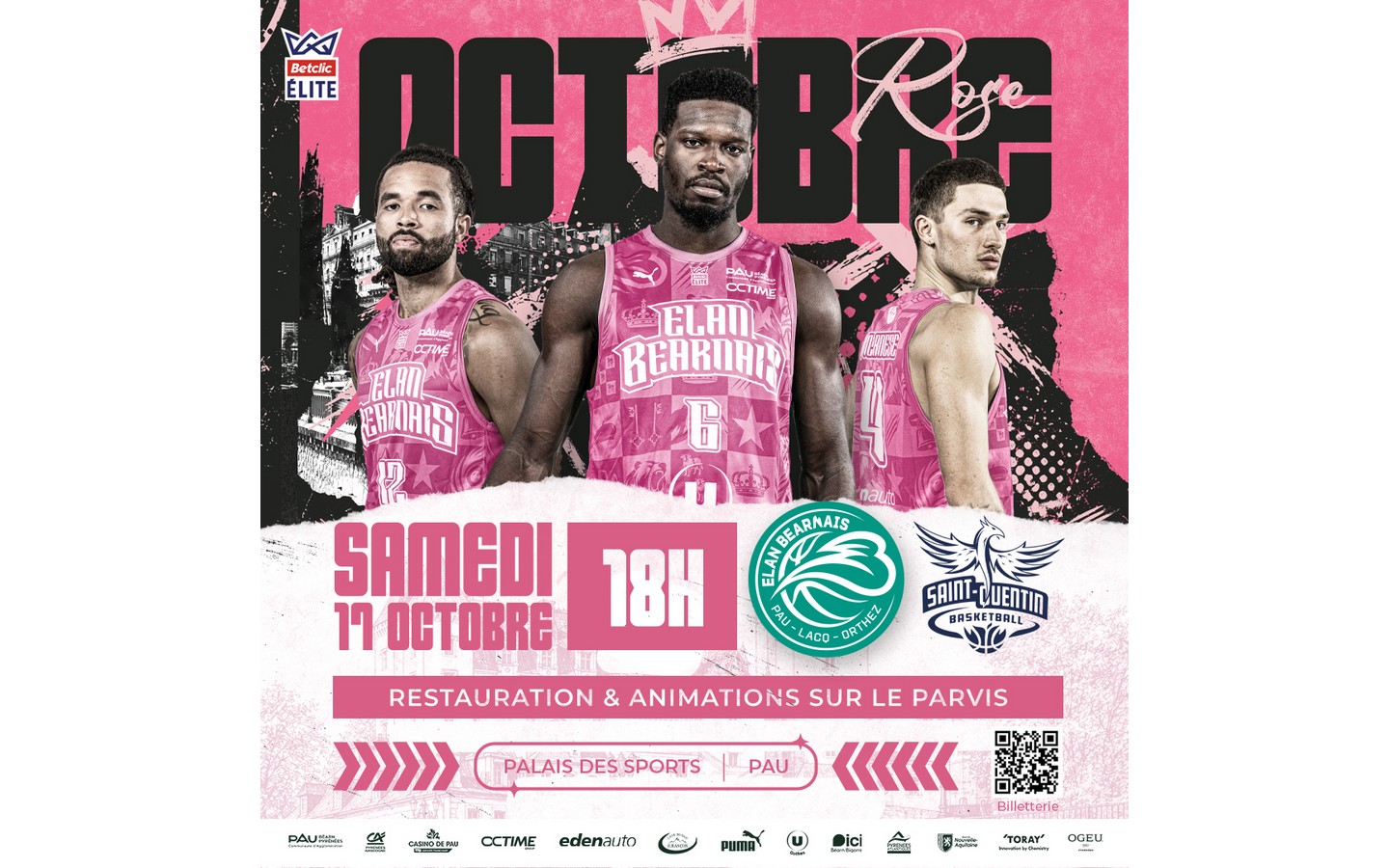 Basket Betclic ELITE - EBPLO Vs Saint-Quentin