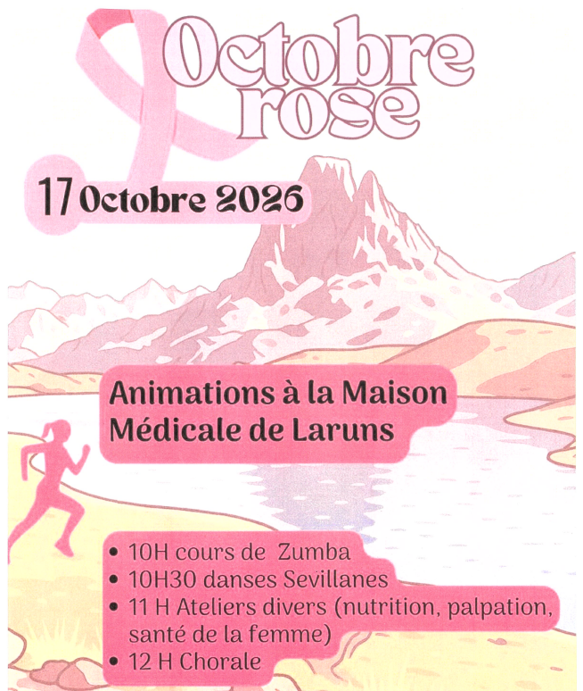 Octobre rose : Animations