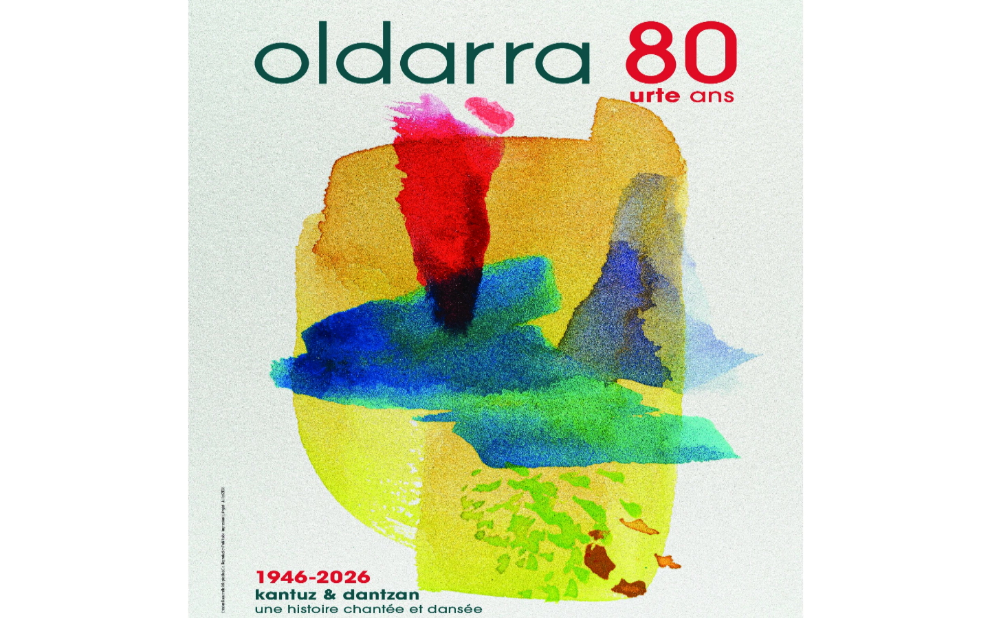 80° anniversaire Choeur d'hommes OLDARRA