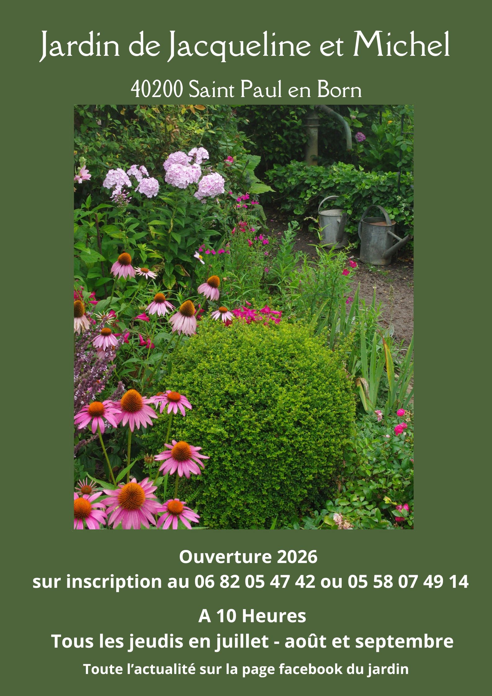 Visite guidée "Le jardin de Michel et Jacqueline" 