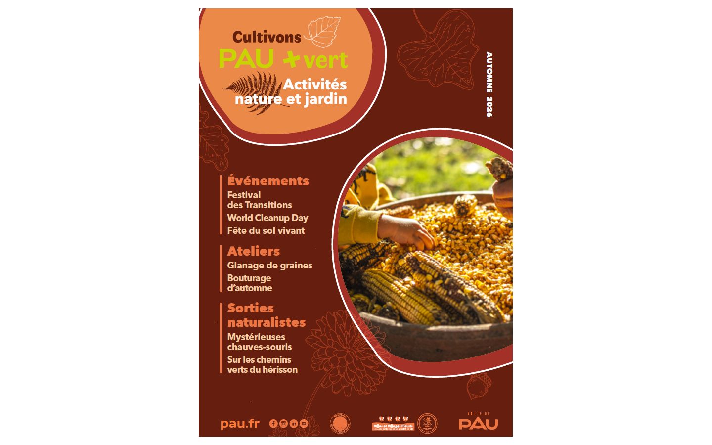 Cultivons Pau + Vert - Activités nature et jardin de l'automne
