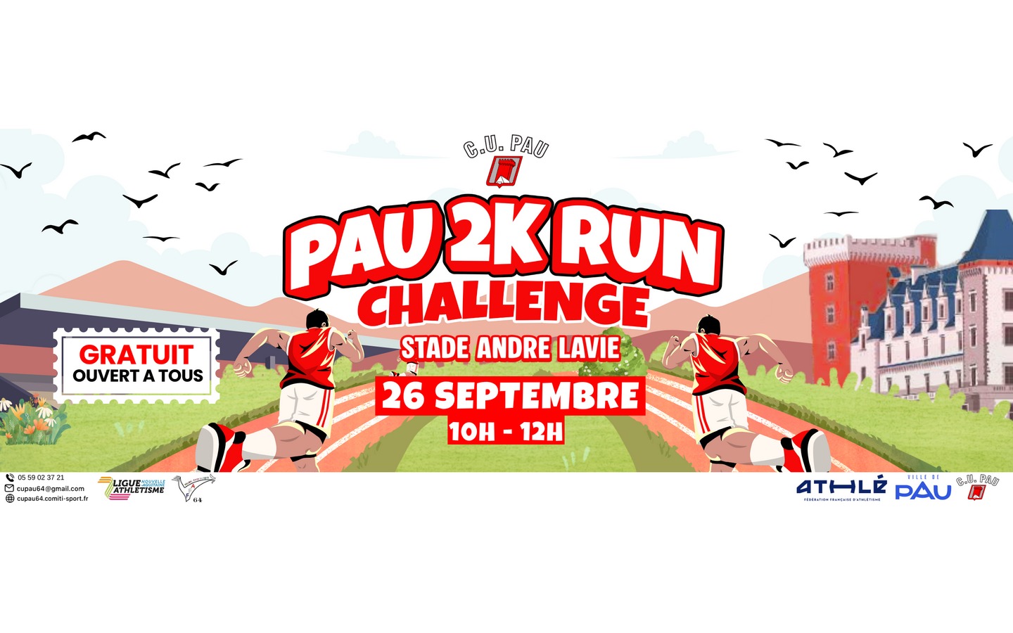 PAU 2K RUN CHALLENGE – 2 km pour tous !