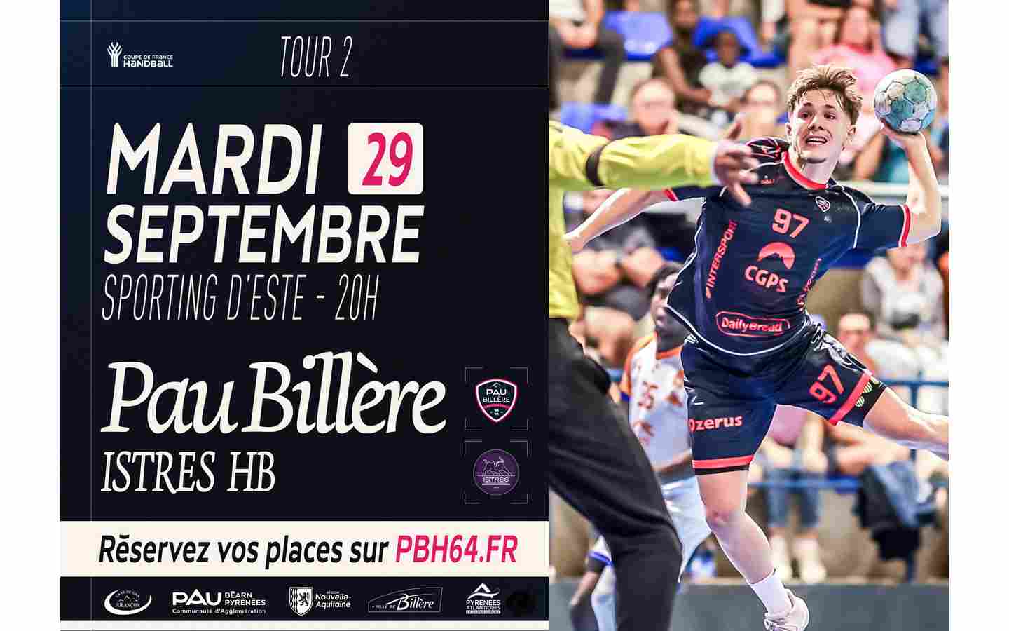 Handball Proligue - Pau Billère Handball 64 Vs Istres
