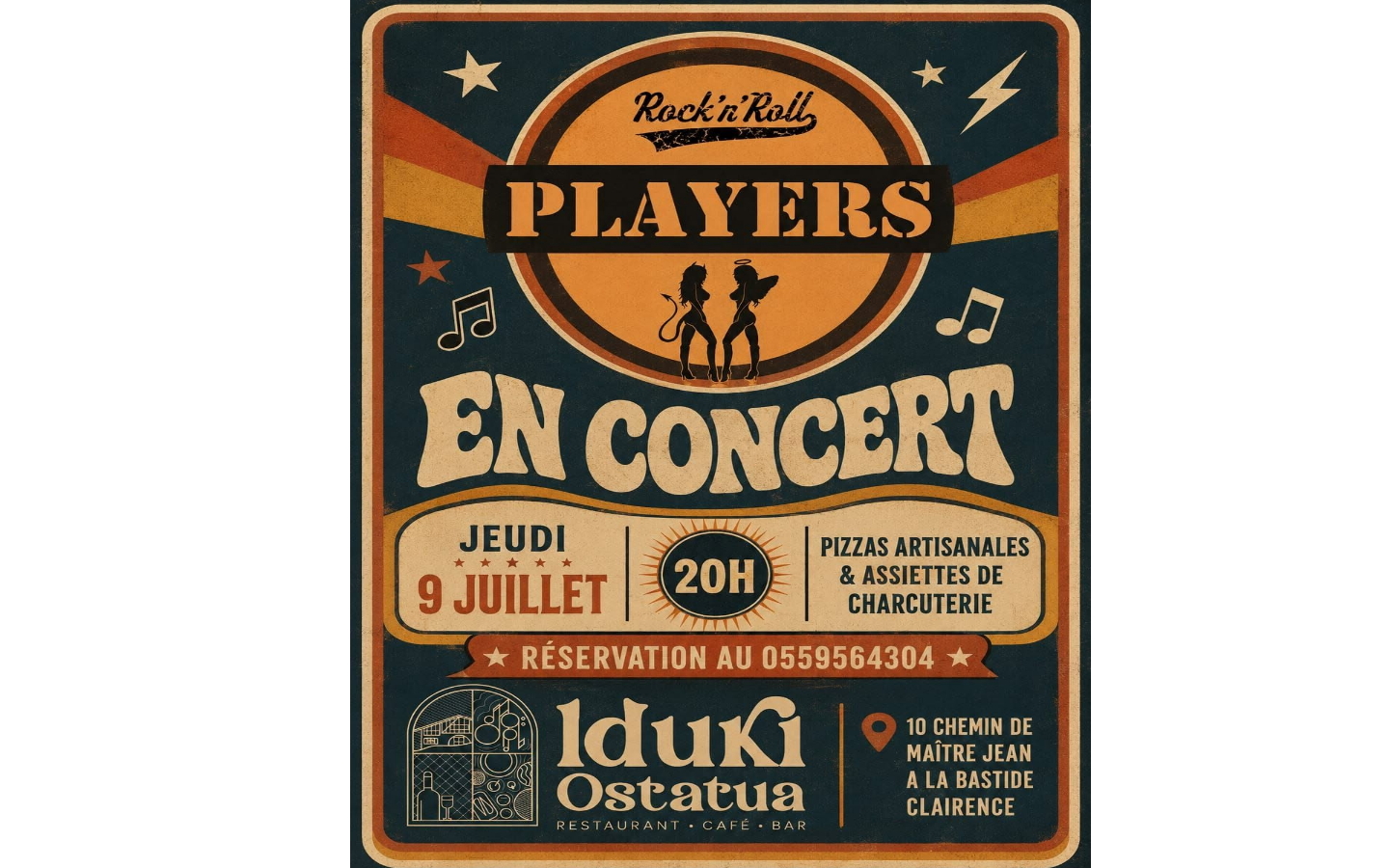 Concert du groupe PLAYERS