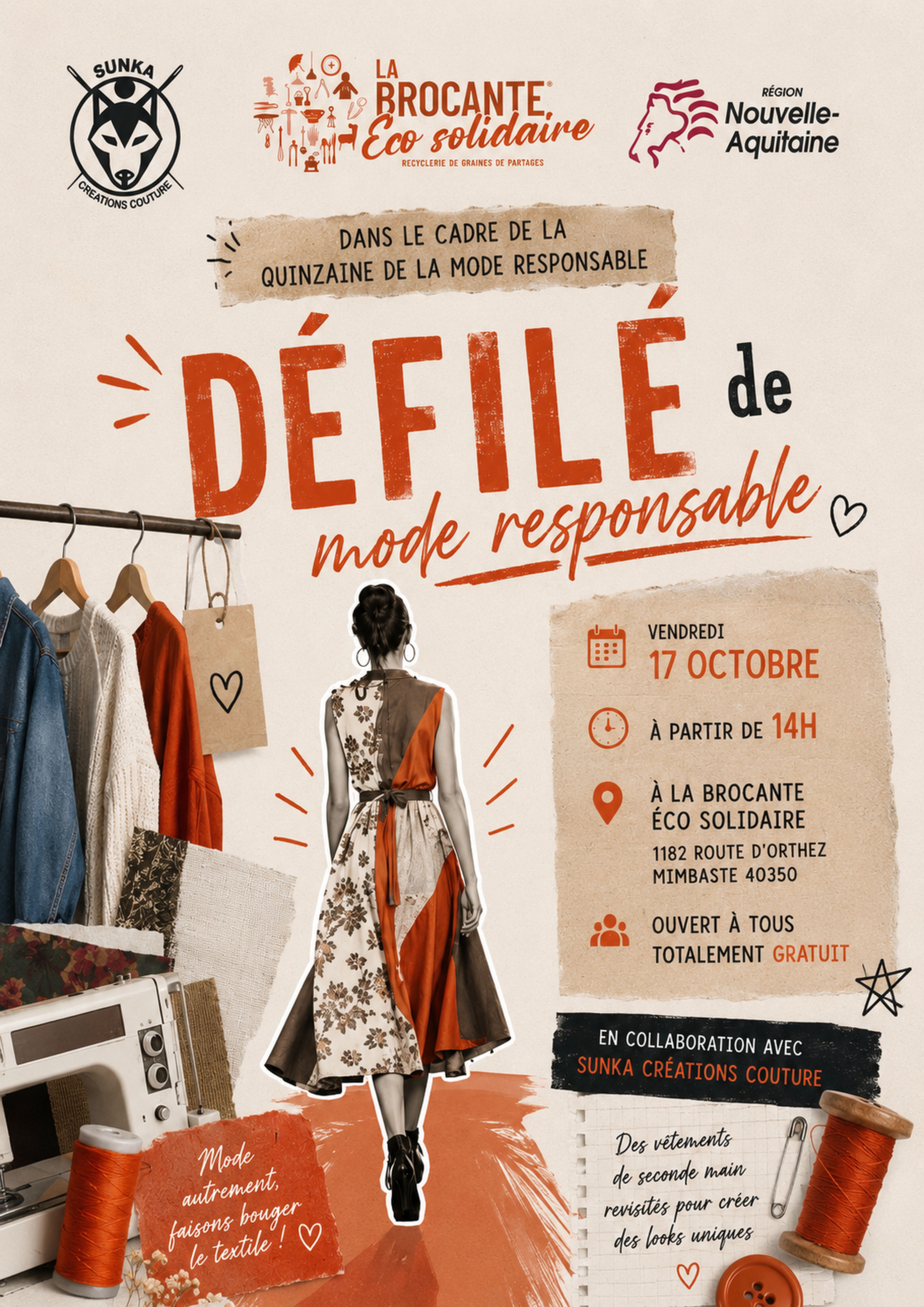 Atelier Transformation de textile - Défilé de mode