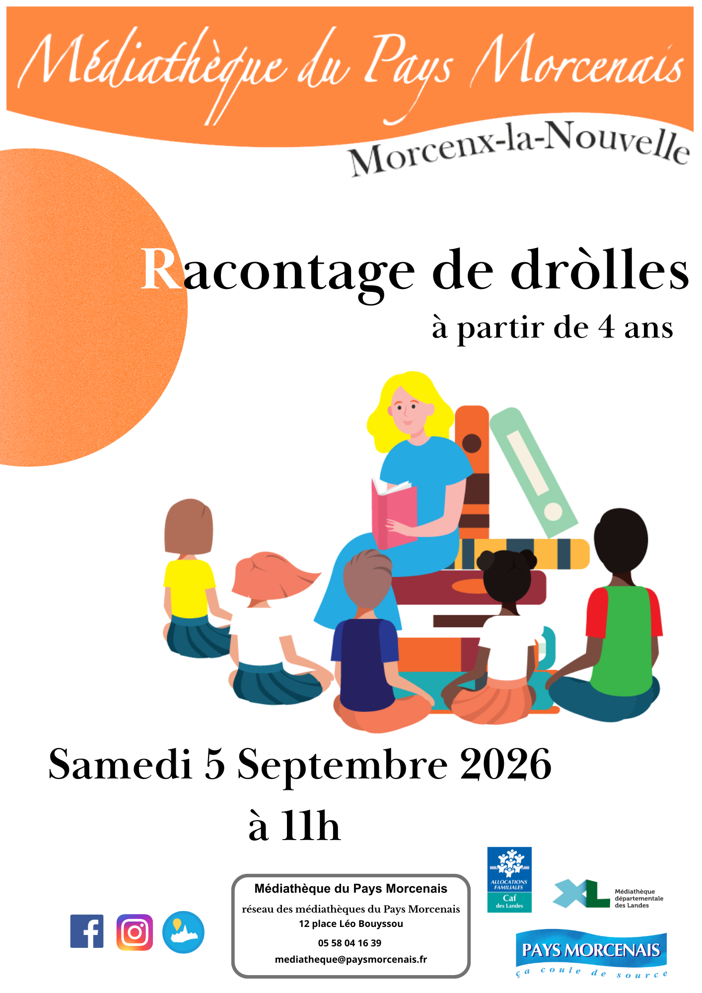Racontage de dròlles - Morcenx-la-Nouvelle