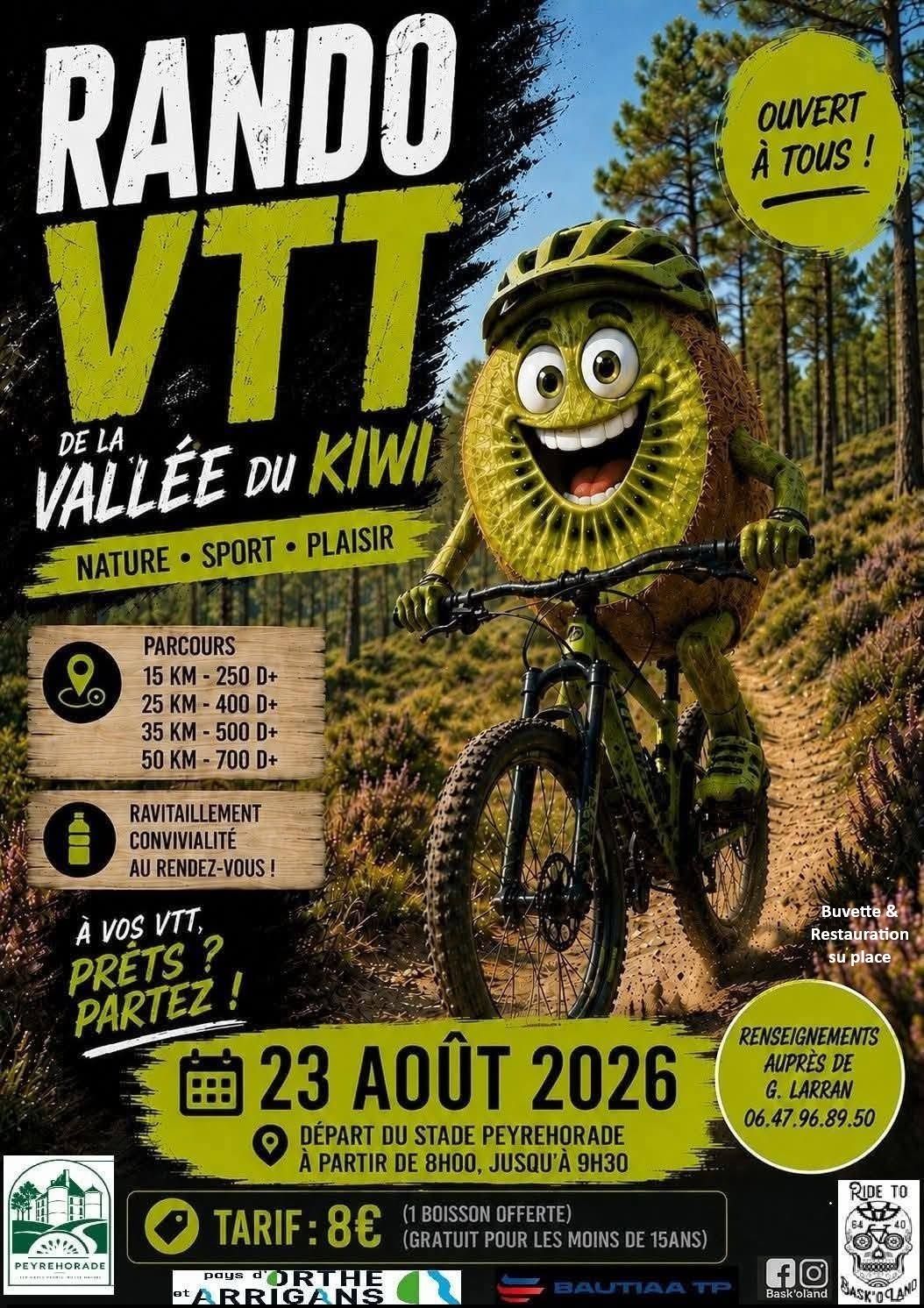 Randonnée VTT de la Vallée du Kiwi