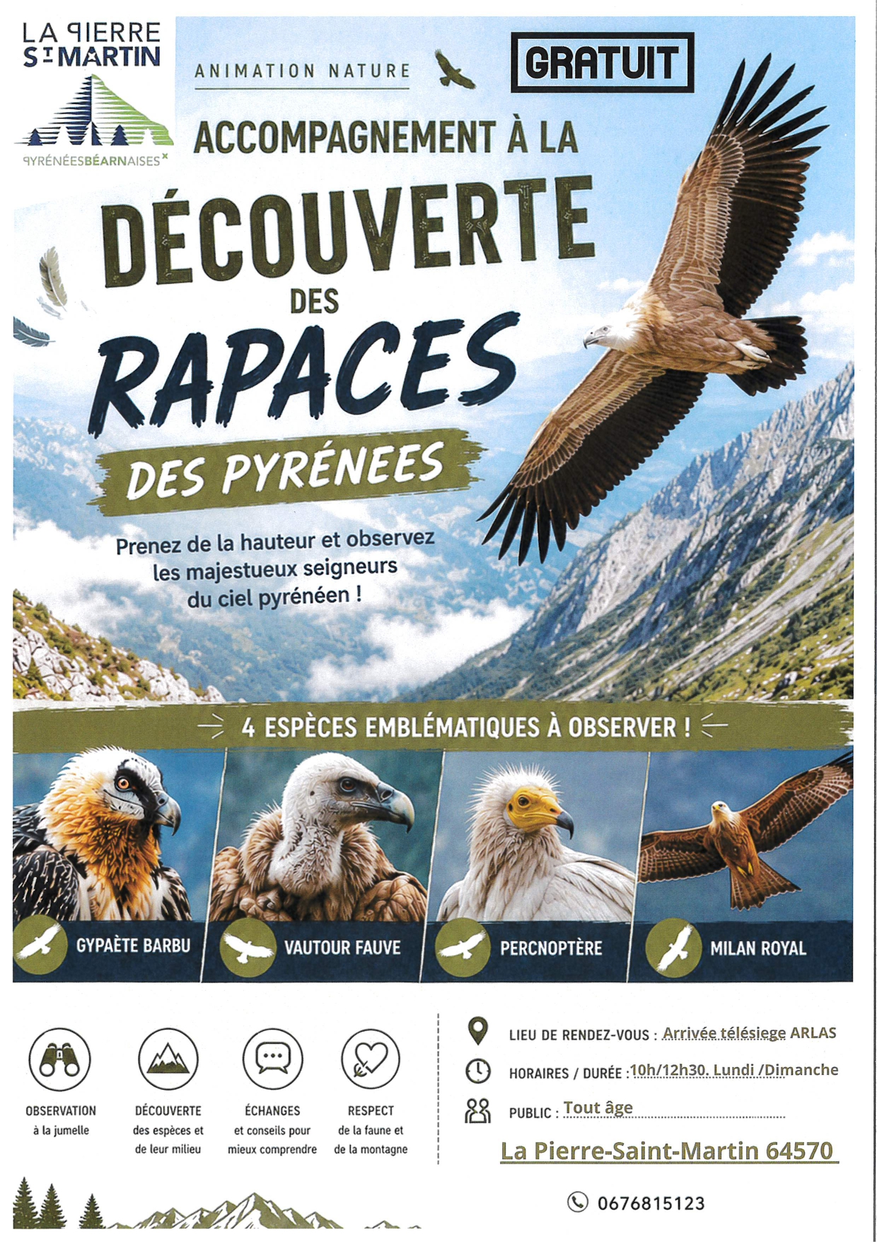 Accompagnement à la découverte des rapaces des ...