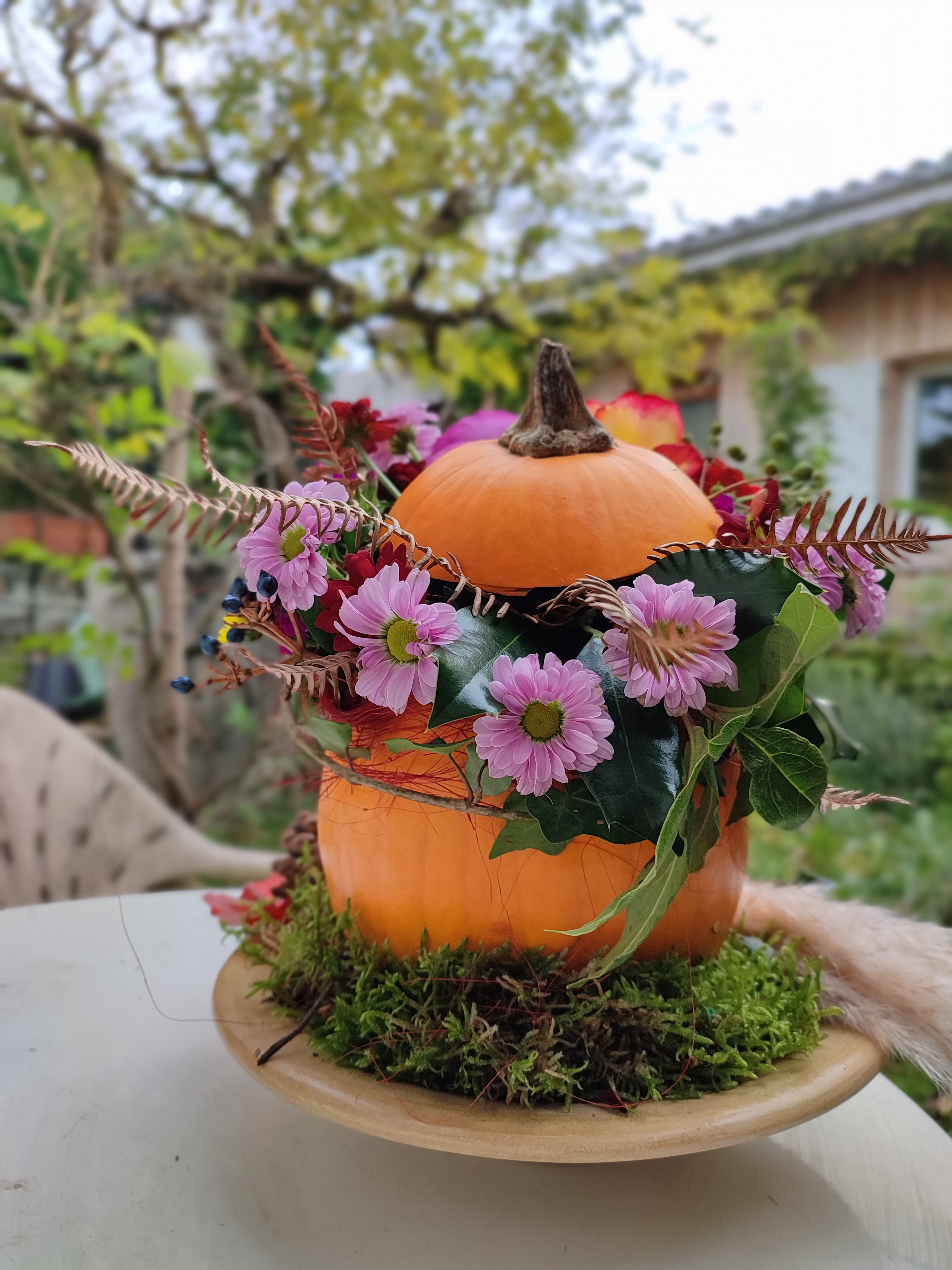 Atelier décoration Halloween « Citrouilles fleuries »