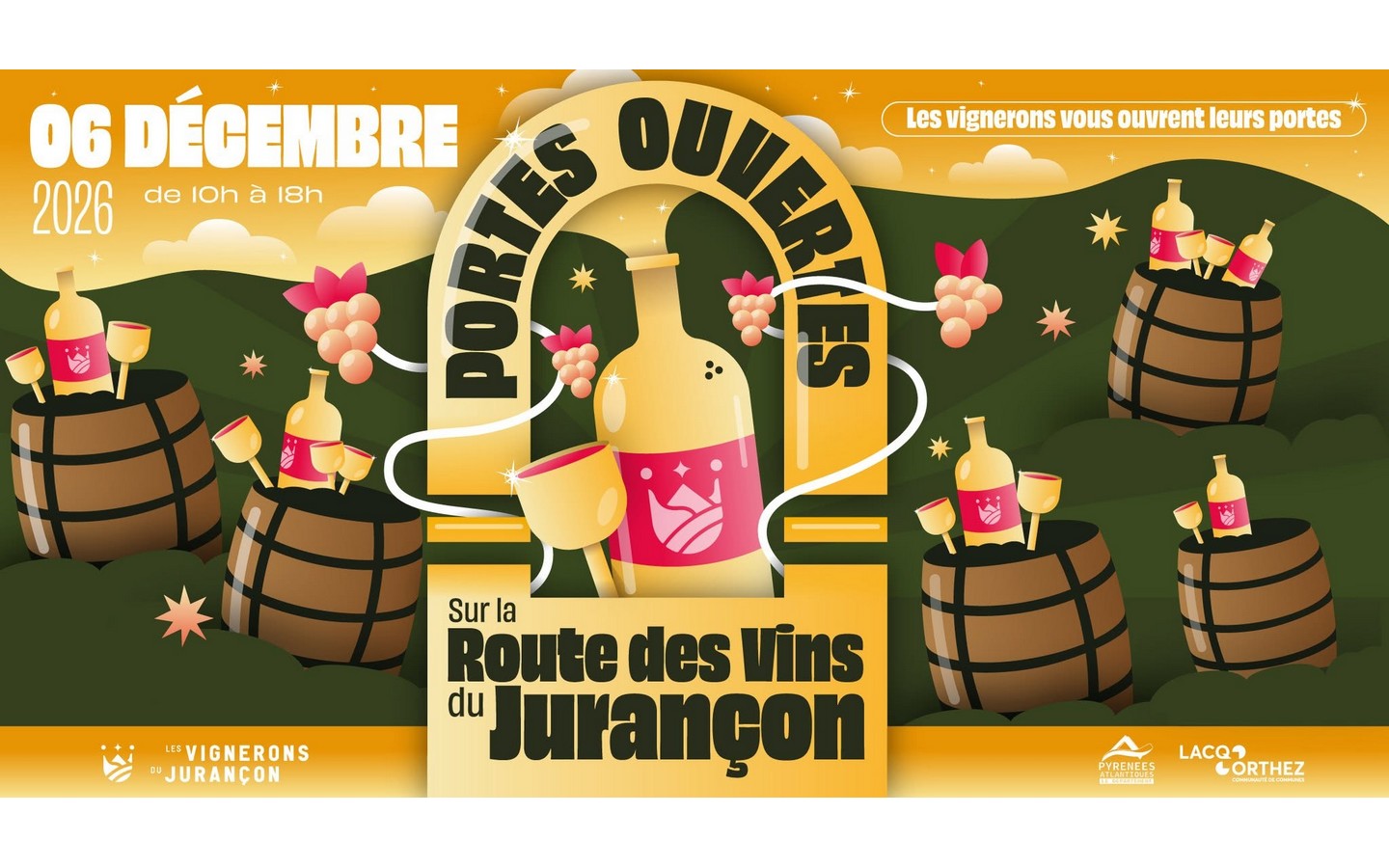 Portes ouvertes sur la route des vins du Jurançon