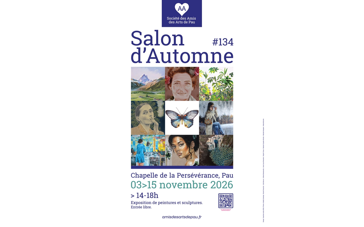 134e Salon d'Automne des Amis des Arts de Pau - Exposition peintures et sculptures
