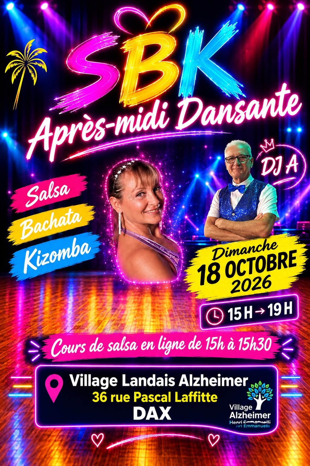 Un après-midi danse latine au Village Landais Alzheimer 