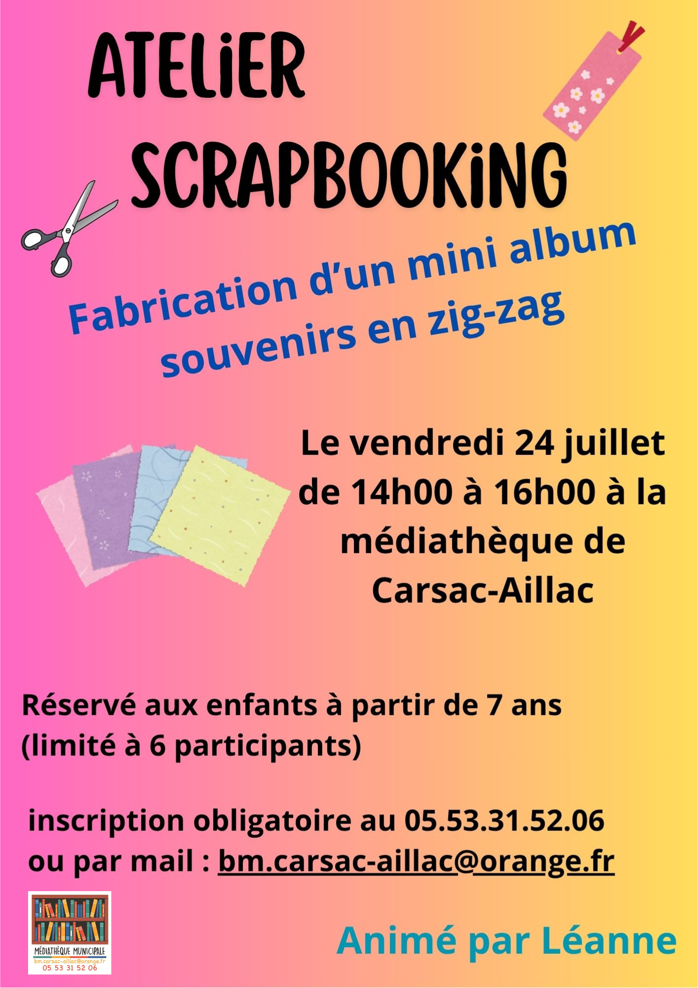 Atelier scrapbooking
