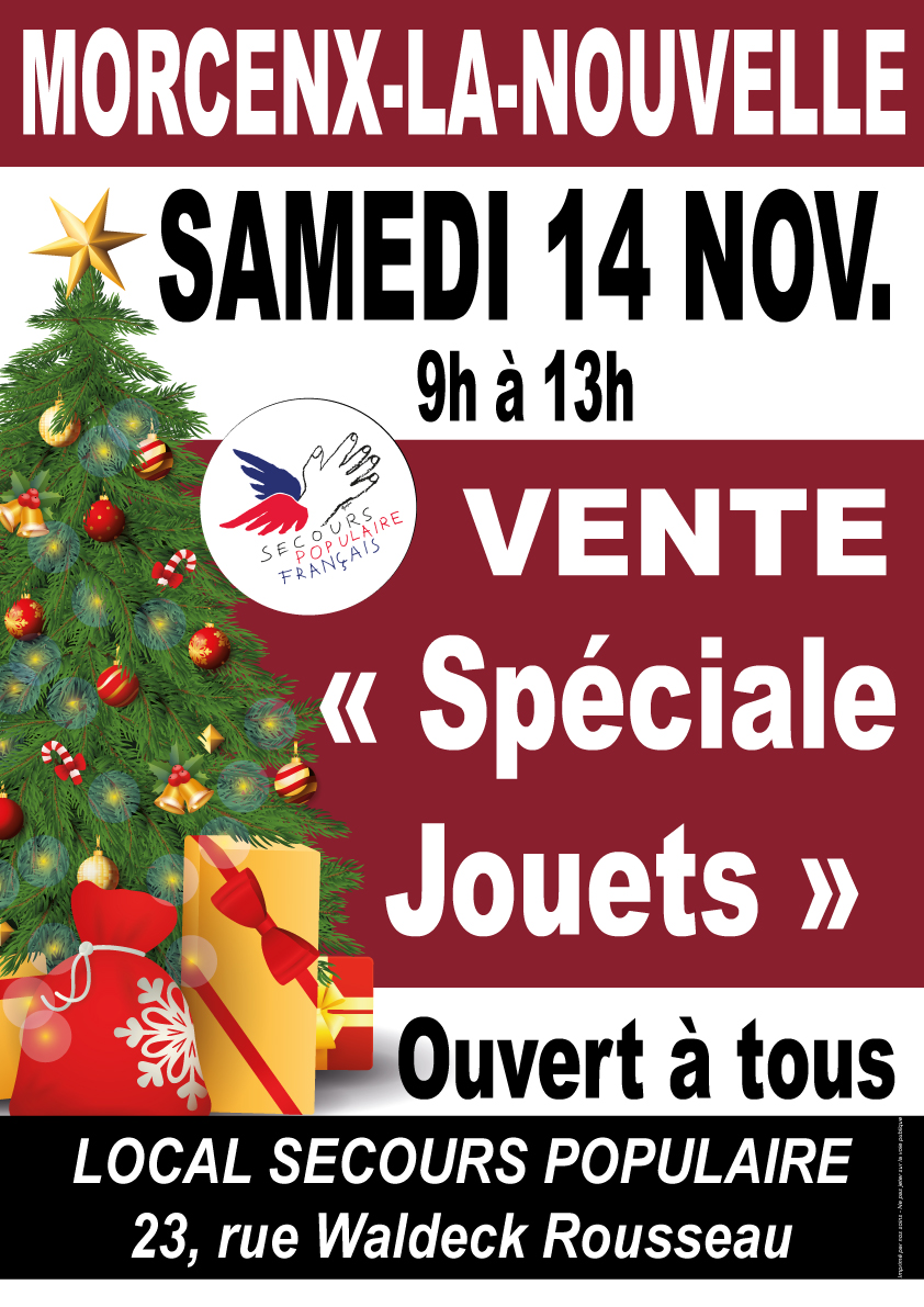 Vente "Spéciale Jouets" - Secours Populaire