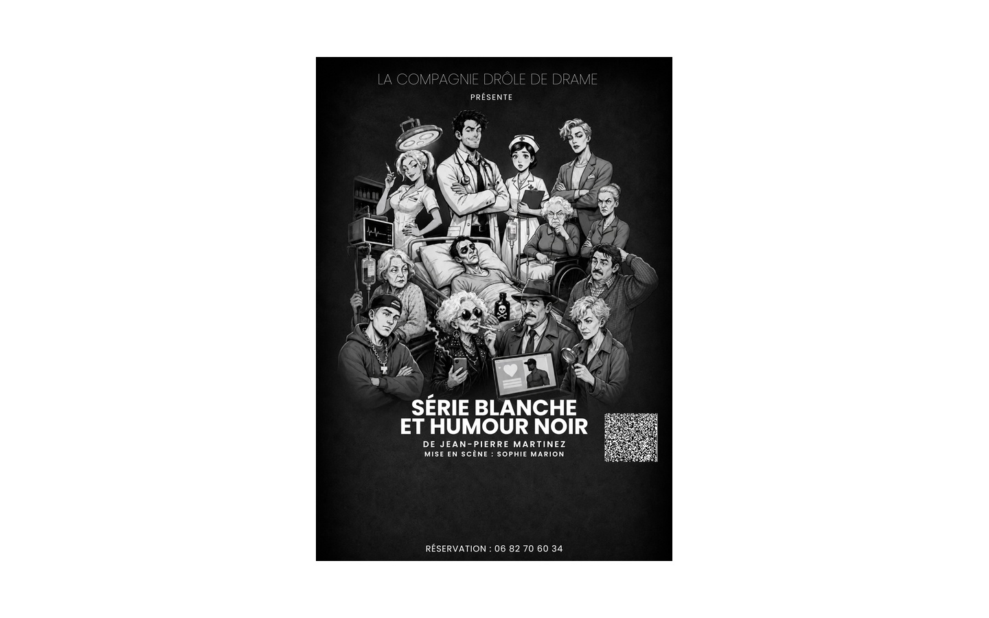 Espace Dantza - Série blanche et humour noir