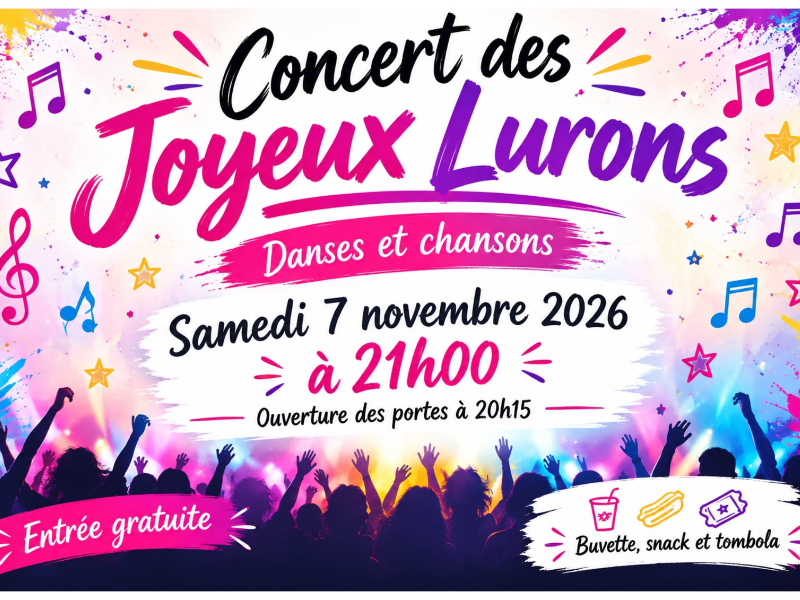 Concert des joyeux Lurons 