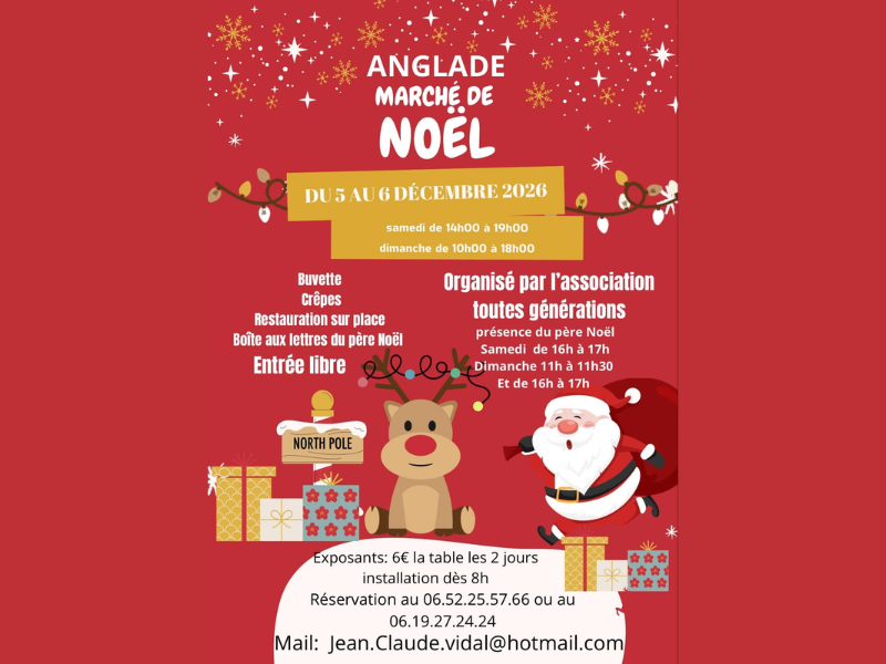 Marché de Noël à Anglade