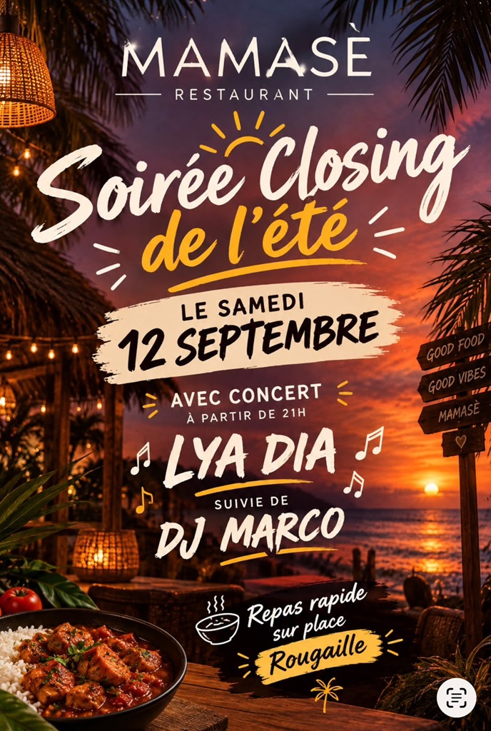Soirée closing de l'été du Mamasé