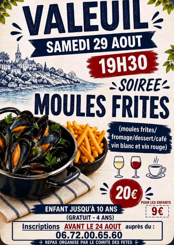 Soirée moules frites