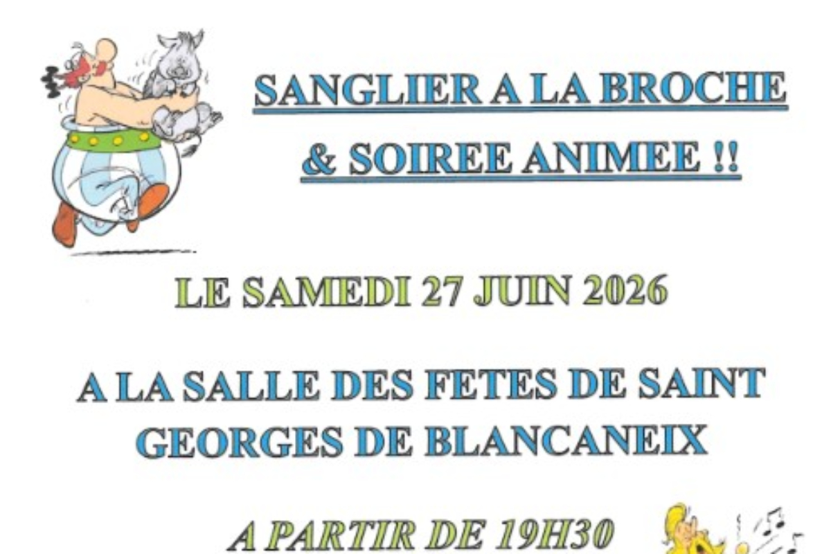 Soirée animée | Sanglier à la broche