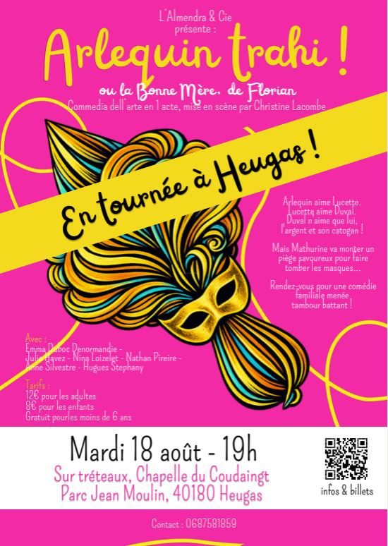 Spectacle de Commedia Dell' Arte " Arlequin tr ...