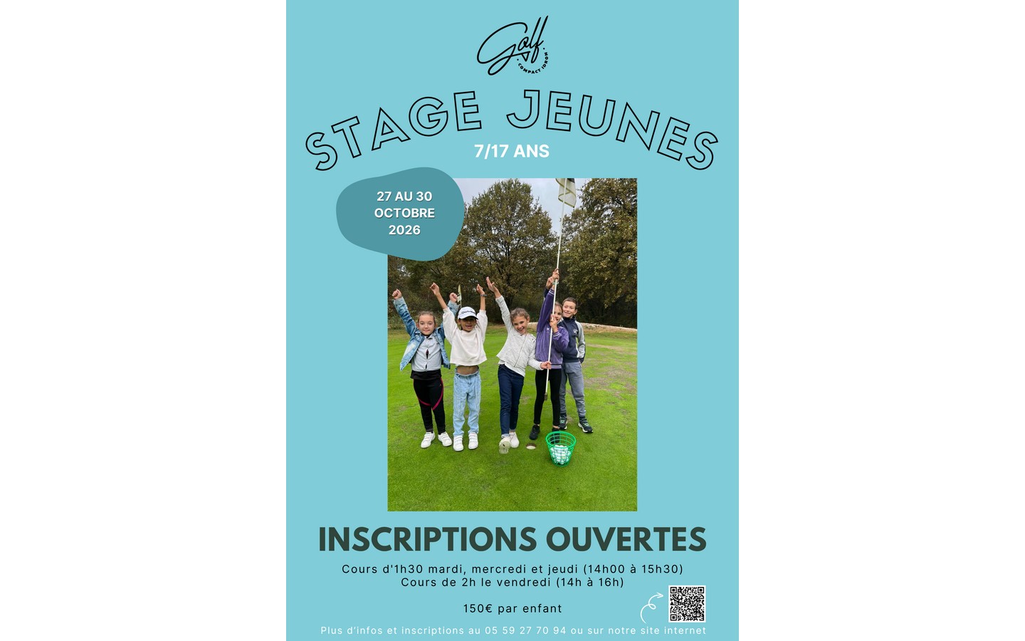Stages jeunes golf