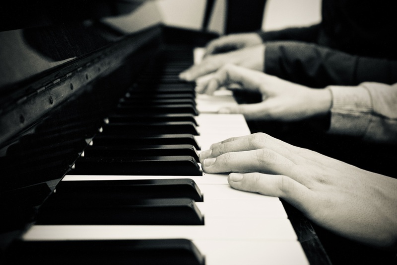 Concert de piano à 4 mains à l'église de St Pompon