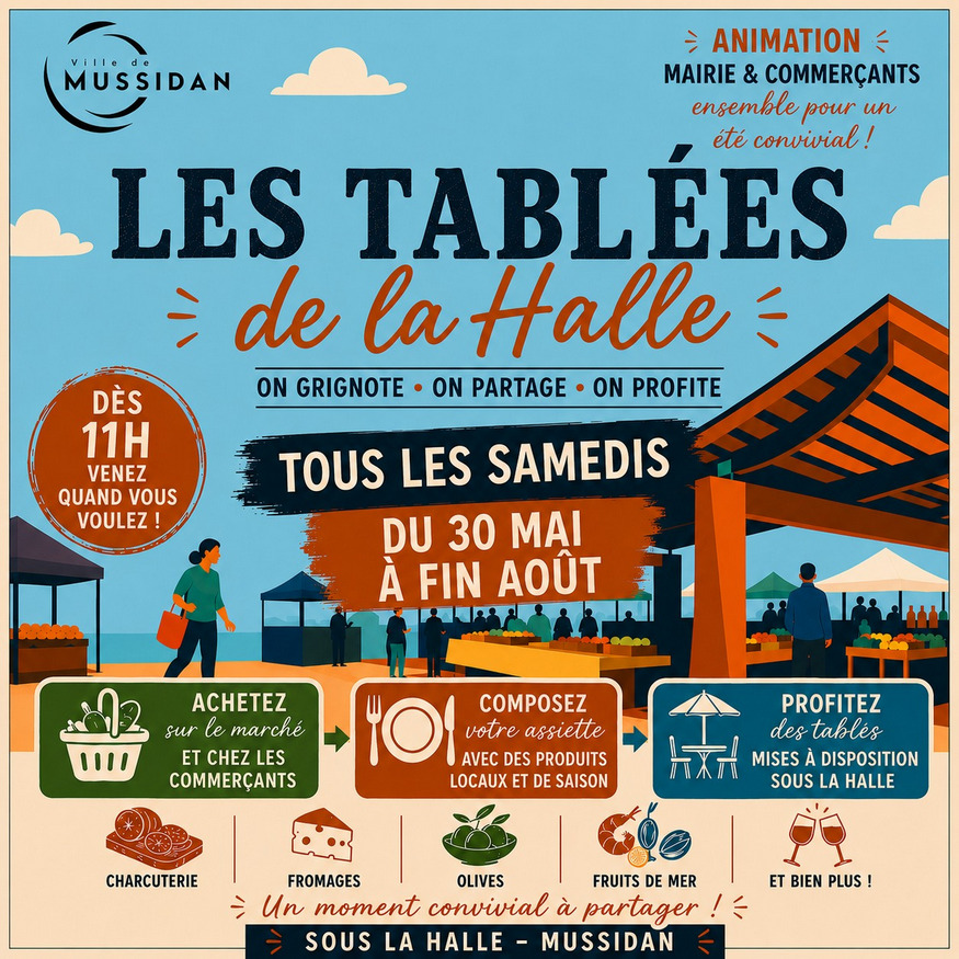 Les tablées de la Halle