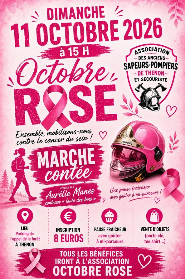 Marche contée au profit d'octobre Rose