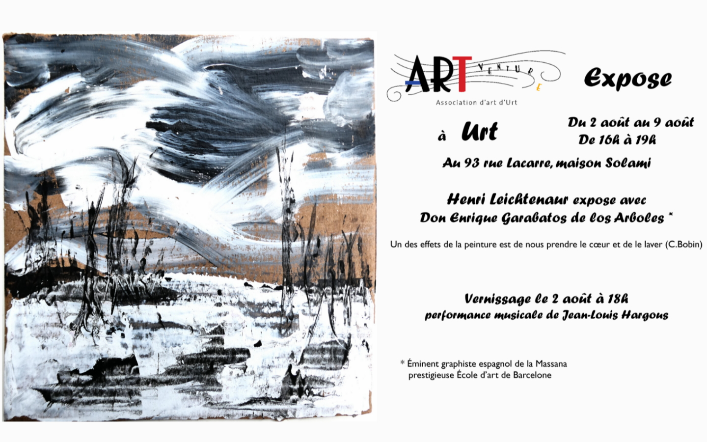 Exposition d'Henri Leichtenaur et de Don Enriq ...