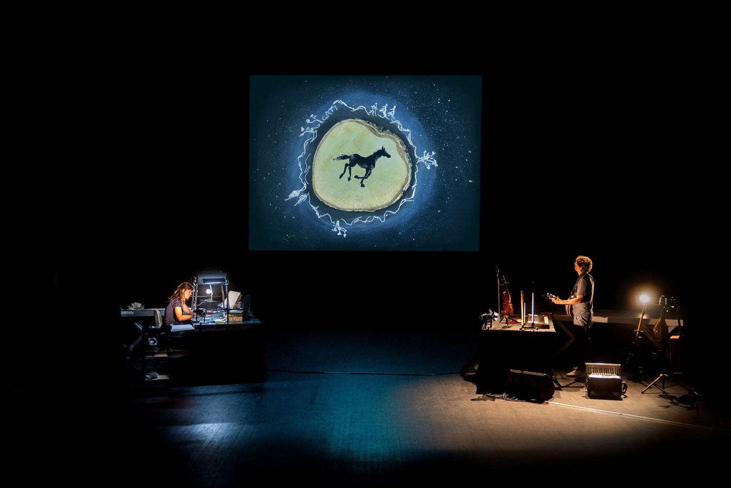 Concert dessiné jeune public avec la Compagnie de l'Observatoire pour le Versant Vivant