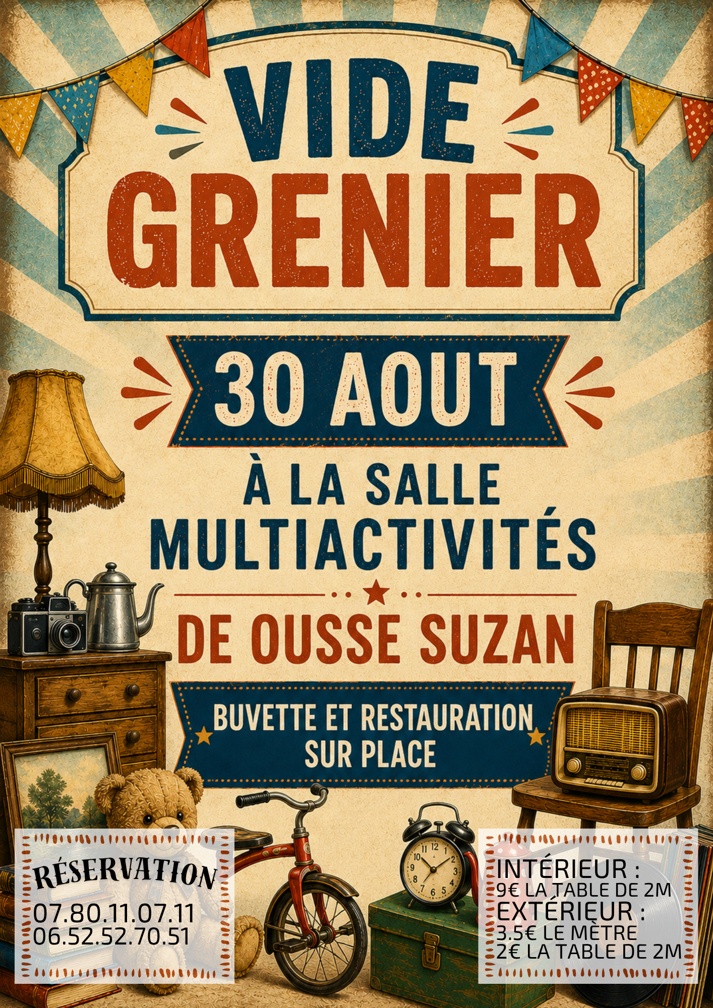 Vide grenier de l'ACOS