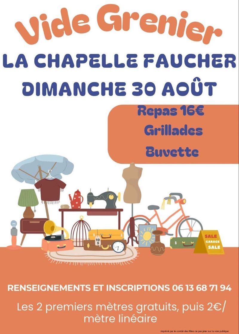 Vide-greniers avec restauration